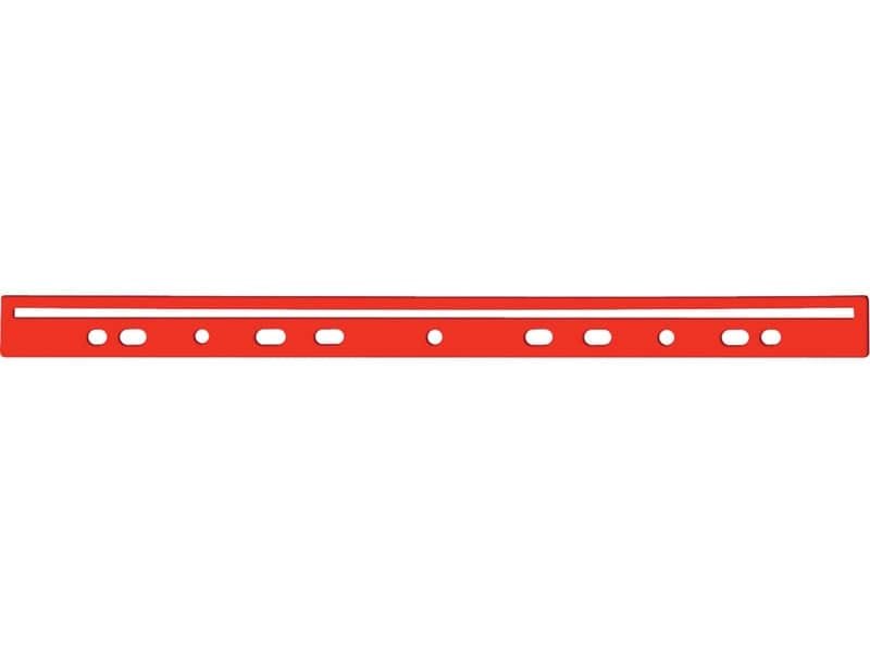 Dorso a foratura universale per stampati Q-Connect 30 cm rosso scatola da 100 – KF02284