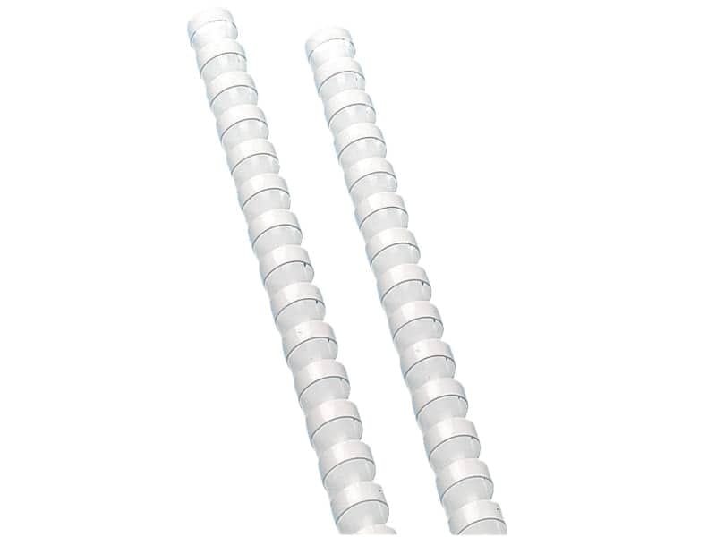 Dorsi a spirale Q-Connect A4 bianco 12 mm – fino a 95 fogli Conf. 100 pezzi – KF24023
