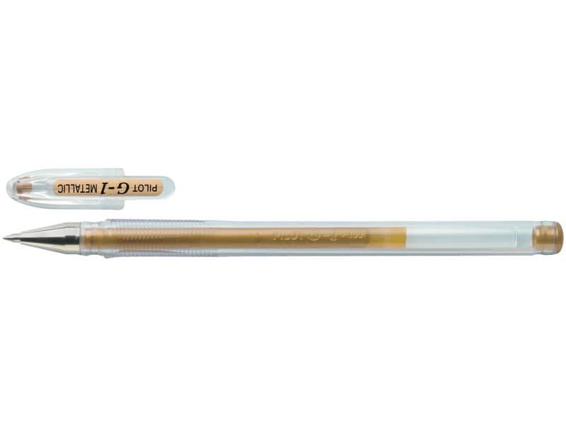 Penna a sfera gel Pilot G-1 punta fine 0,7 mm oro – 001681