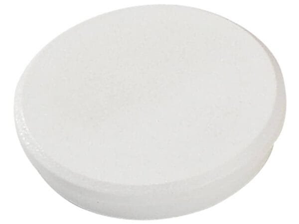 Magneti Dahle rotondi  32 mm bianco altezza 7 mm - forza 8 N - conf. 10 pezzi - R955321