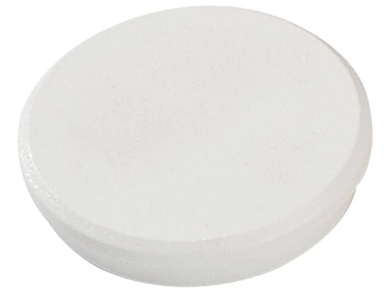 Magneti Dahle rotondi  32 mm bianco altezza 7 mm – forza 8 N – conf. 10 pezzi – R955321