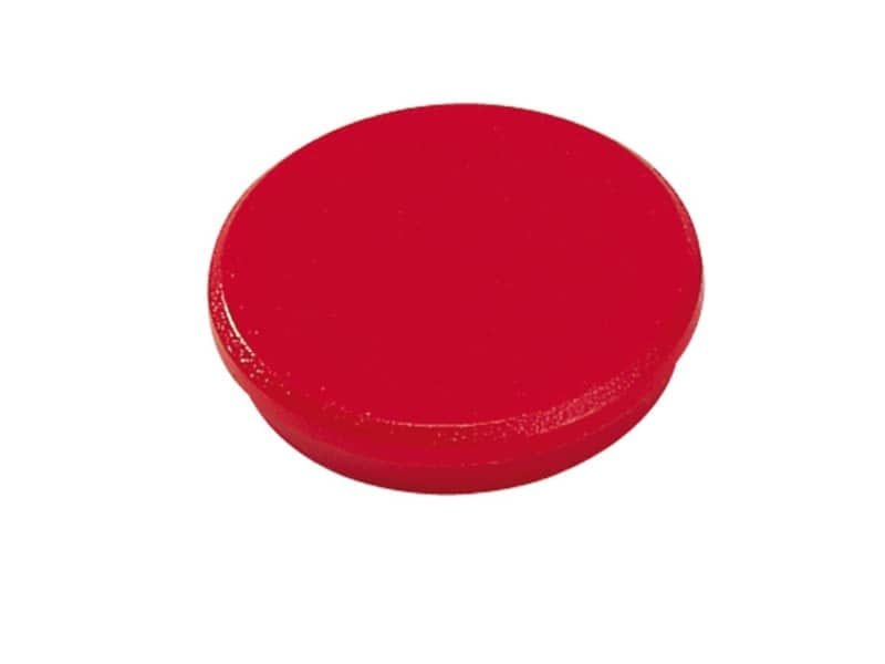Magneti Dahle rotondi  32 mm rosso altezza 7 mm – forza 8 N – conf. 10 pezzi – R955323