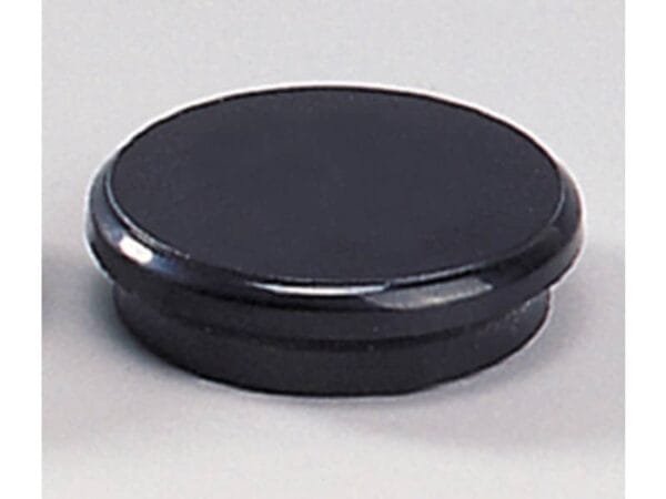 Magneti Dahle rotondi  24 mm nero altezza 7 mm - forza 3 N - conf. 10 pezzi - R955249