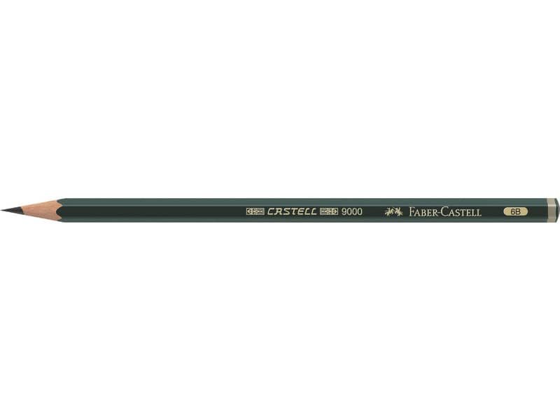 Matita di grafite Faber-Castell CASTELL 9000 6B – 119006