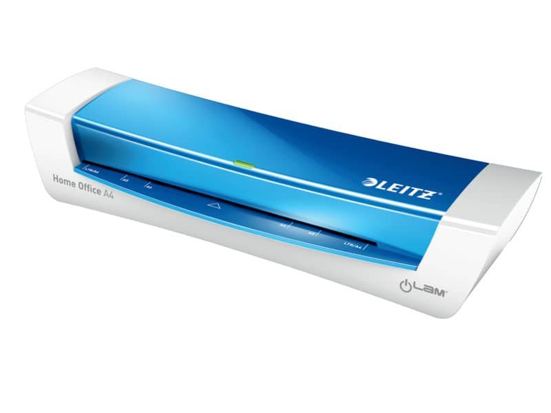 Plastificatrice a caldo compatta a 2 rulli Leitz iLam Home Office A4 blu 73680036
