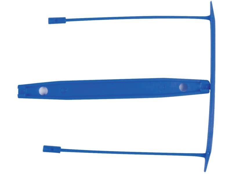 Clip fermafogli Q-Connect blu passo 8 cm conf. 100 pezzi – KF02282