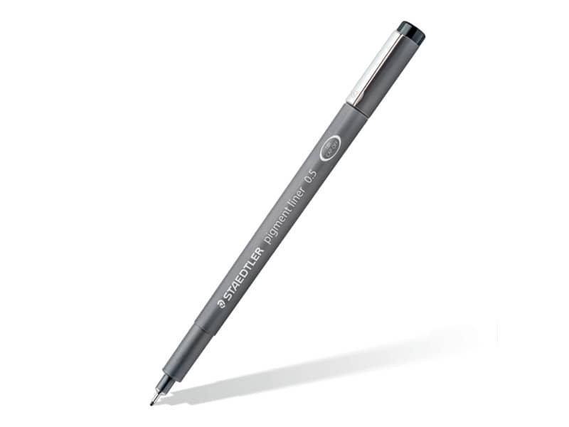 Fineliner Staedtler Pigment Liner in set da 4 misure assortite 0,1 – 0,3 – 0,5 – 0,7 mm – 308 WP4