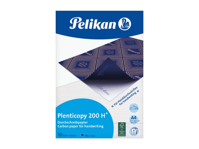 Carta da ricalco Pelikan Plenticopy 200H blu confezione 10 fogli – 434738