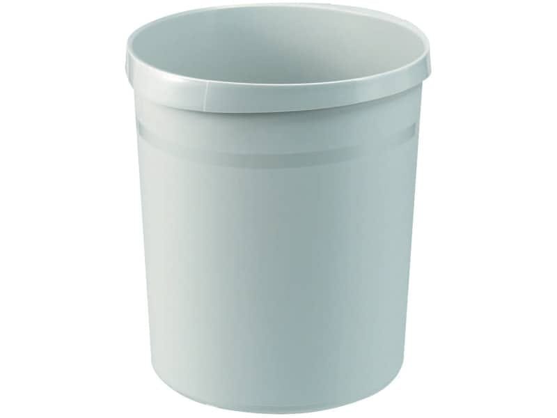 Cestino gettacarte GRIP 18L HAN in polipropilene con 2 impugnature grigio chiaro – 18190-11