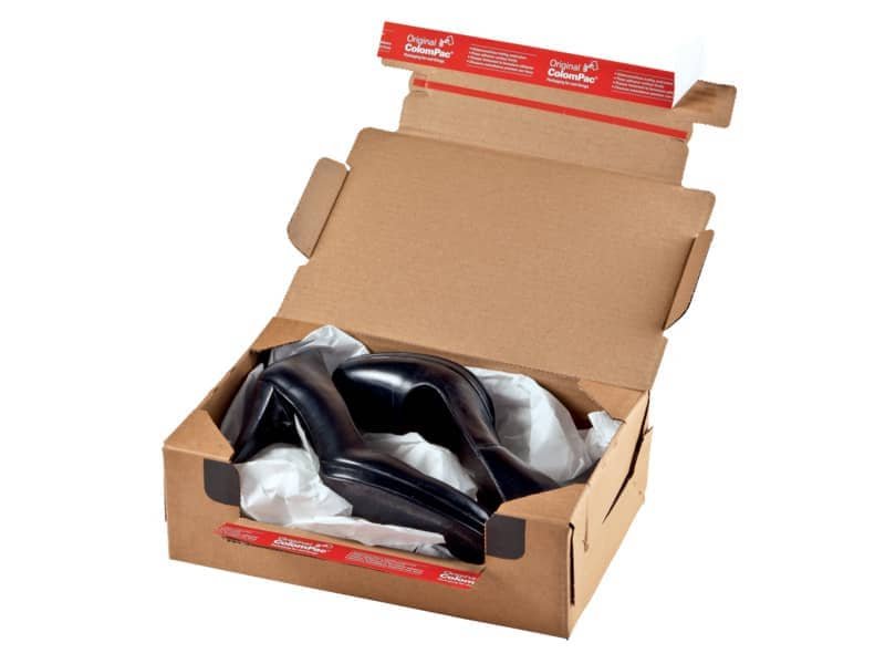 Scatola fustellata per e-commerce ColomPac conf. 10 pz in cartone ondulato avana formato M – 30x20x15 cm – CP069.04