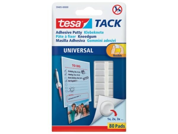 Pasta adesiva TACK© putty personalizzabile e modellabile 50 g Tesa conf. 80 pz - 59405-00000-00
