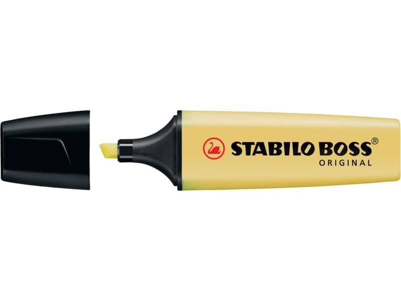 Evidenziatore Stabilo Boss Original Pastel 2-5 mm giallo banana 70/144