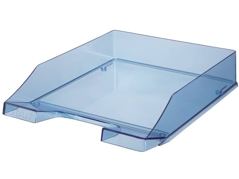 Vaschetta portacorrispondenza accatastabile KLASSIK A4/C4 HAN in polistirolo blu trasparente – 1026-X-26