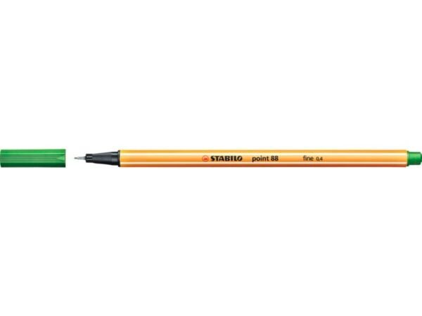 Fineliner Stabilo Point 88© 0,4 mm verde - 88/36