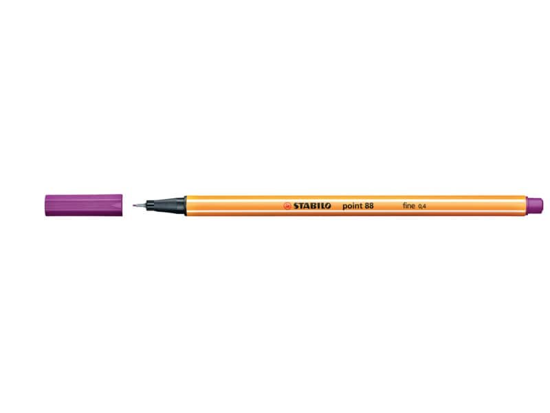 Fineliner Stabilo Point 88© 0,4 mm lilla – 88/58