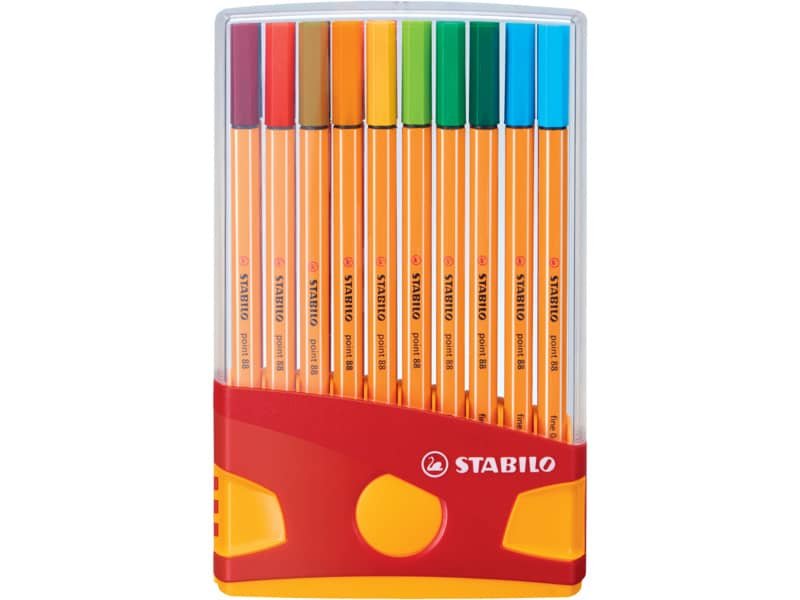 Fineliner Stabilo Point 88© 0,4 mm conf. 20 colori assortiti 8820-03  -14