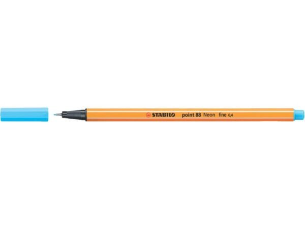 Fineliner Stabilo Point 88© 0,4 mm azzurro neon 88/031