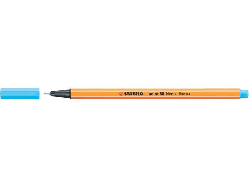 Fineliner Stabilo Point 88© 0,4 mm azzurro neon 88/031