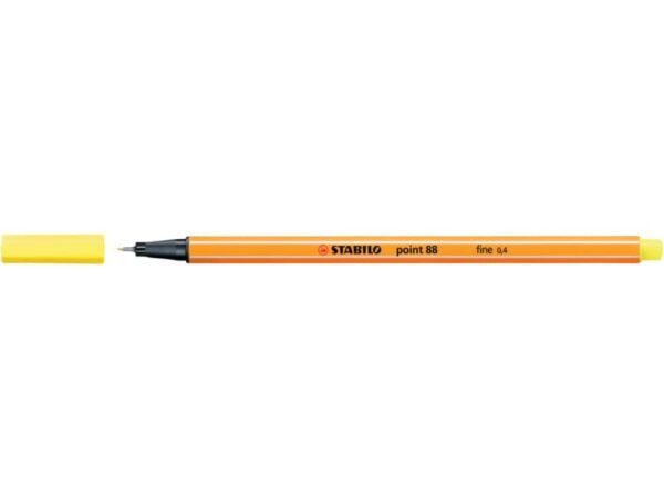Fineliner Stabilo Point 88© 0,4 mm giallo limone 88/24