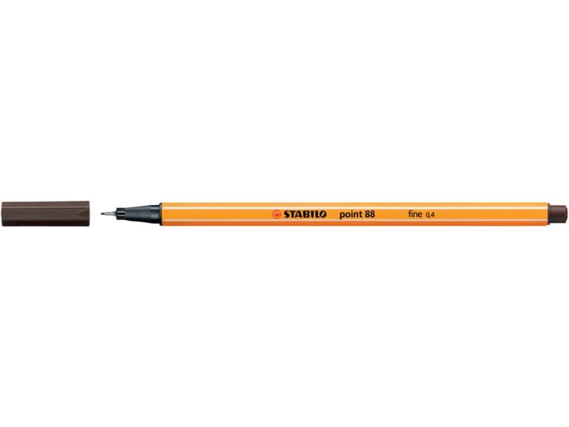 Fineliner Stabilo Point 88© 0,4 mm terra d’ombra 88/65