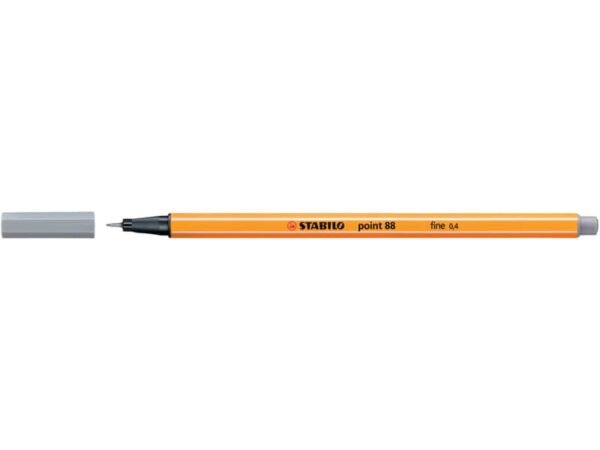 Fineliner Stabilo Point 88© 0,4 mm grigio medio 88/95