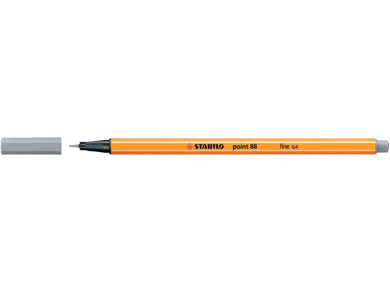 Fineliner Stabilo Point 88© 0,4 mm grigio medio 88/95