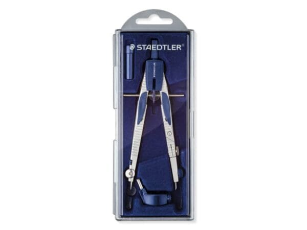 Compasso scolastico a frizione Staedtler Mars 553 argento/blu 553 01