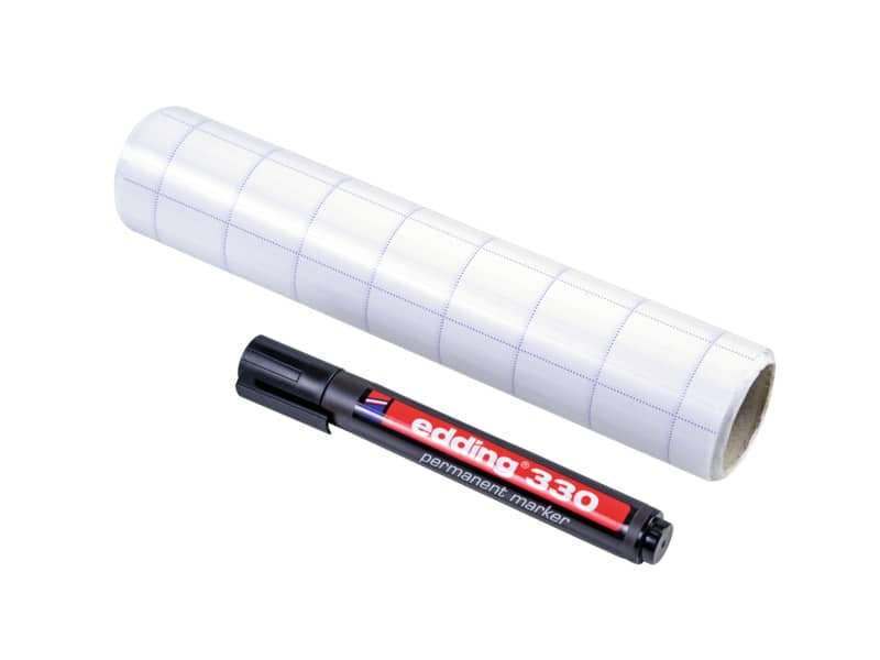 Pellicola elettrostatica da parete Legamaster Magic-Chart Flipchart 25 ff 20×30 cm quadretti bianco 7-159000-A4