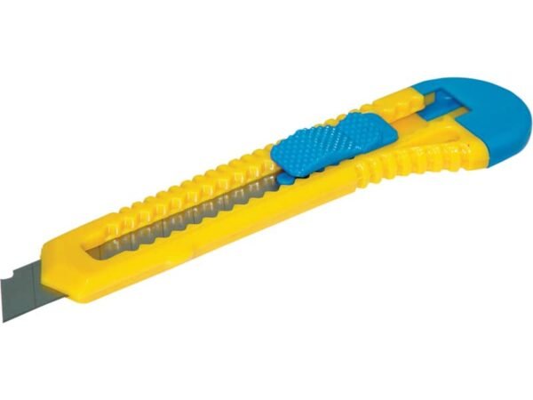 Cutter a lama trapezioidale a scatto Donau 18 mm blu/giallo - 7946001-99