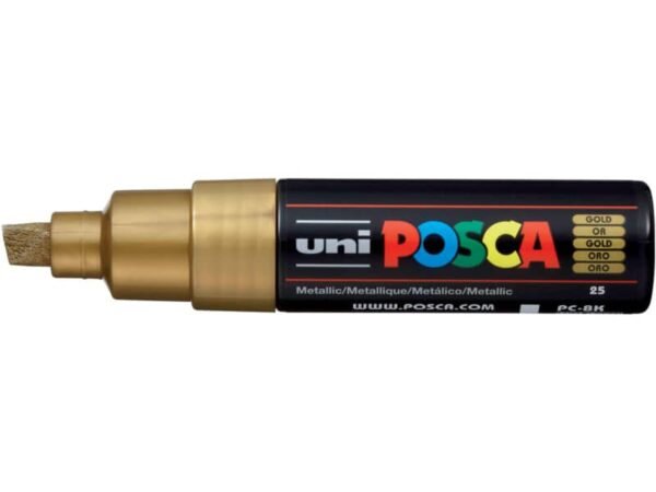 Marcatore Uni Posca punta large colore oro PC-8K-ORO
