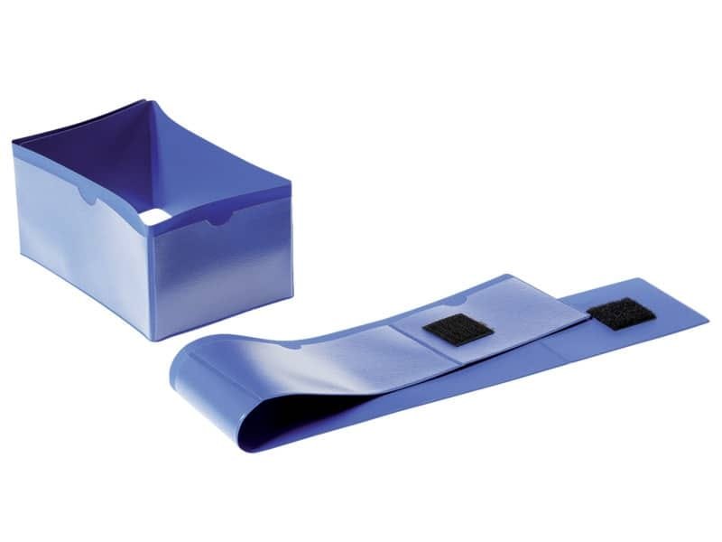 Buste a fascia DURABLE per piede pallet plastica blu scuro 145 x 65 mm conf. 50 – 172407