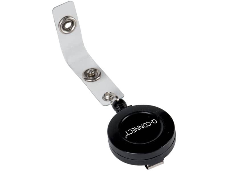 Cordoncino jojo per portabadge Q-Connect fino a 60 cm nero conf. da 10 – KF14147