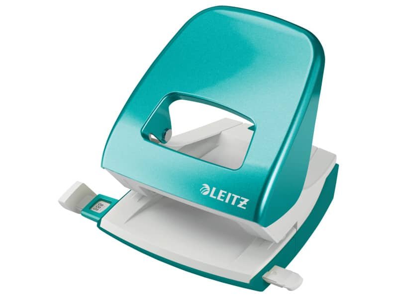 Perforatore 5008 2 fori – 30 fogli Leitz NeXXt Series Leitz acqua marina metallizzato – 50082251