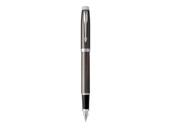 Penna stilografica Parker IM punta M inchiostro blu Dark Espresso - 1931657