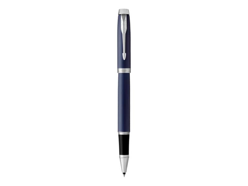 Penna roller Parker IM punta F inchiostro nero Parker Blue GT 1931661