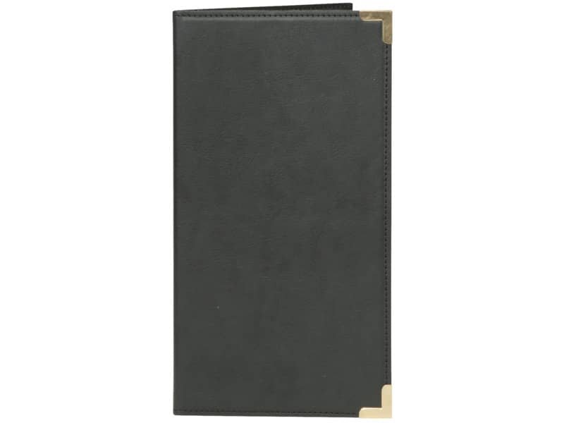 Portaconto Securit© Classic in similpelle 12×23 cm nero MC-CRBP-BL