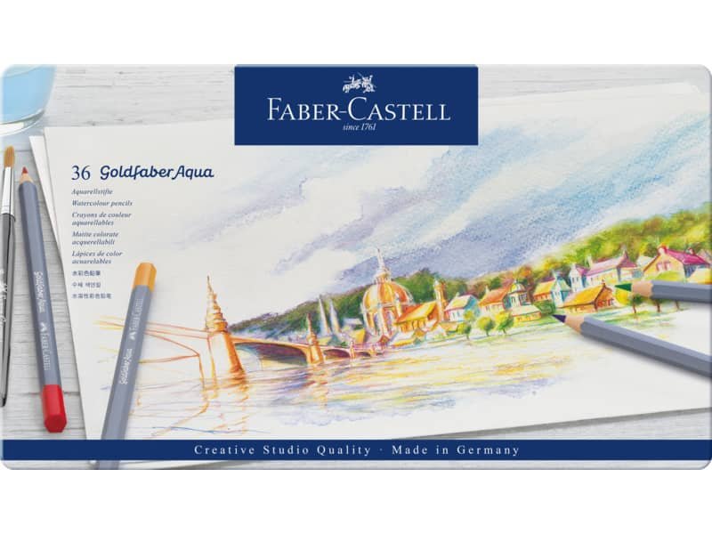 Matite acquarellabili Goldfaber Aqua Faber-Castell 36 colori Conf. 36 pezzi – 114636