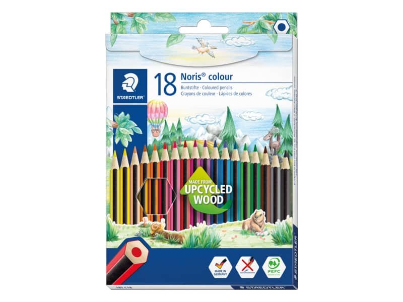 Matite colorate Staedtler Noris© Color in astuccio 18 colori assortiti 185C18