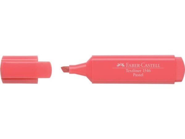 Evidenziatore Faber-Castell Textliner 1547 - conf. 10 pz - colore pastel albicocca - 154655