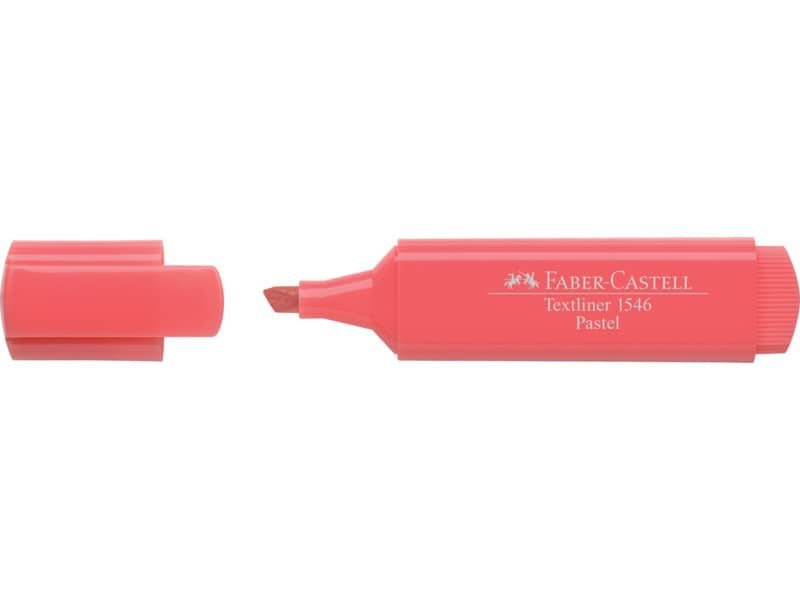 Evidenziatore Faber-Castell Textliner 1547 – conf. 10 pz – colore pastel albicocca – 154655