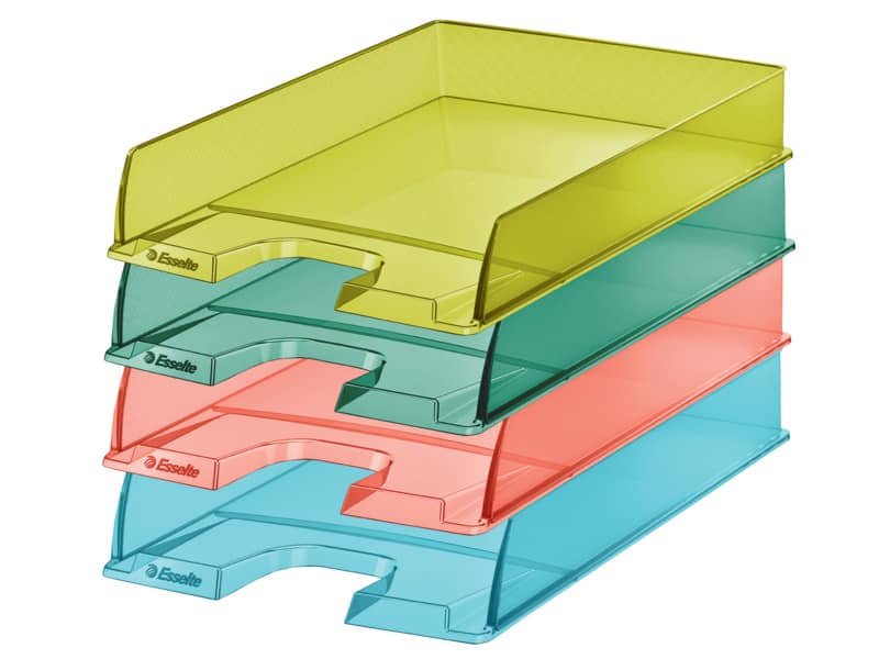 Vaschetta portacorrispondenza Esselte Colour’Ice polistirolo A4 assortiti 626276