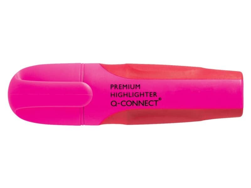 Evidenziatore Q-Connect 2-5 mm rosa  KF16036