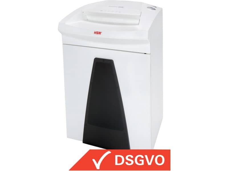 Distruggidocumenti uso frequente alti volumi HSM SECURIO B26 P-4 55 L taglio a frammenti 4,5×30 mm bianco – 1803111