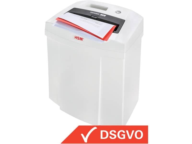Distruggidocumenti uso moderato HSM SECURIO C14 – P-4 – 20 L – taglio a frammenti 4×25 mm – bianco – 2253111