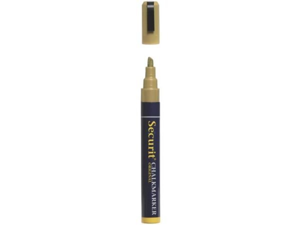 Pennarello a gesso liquido Securit© a punta media 2-6 mm oro SMA510-GD