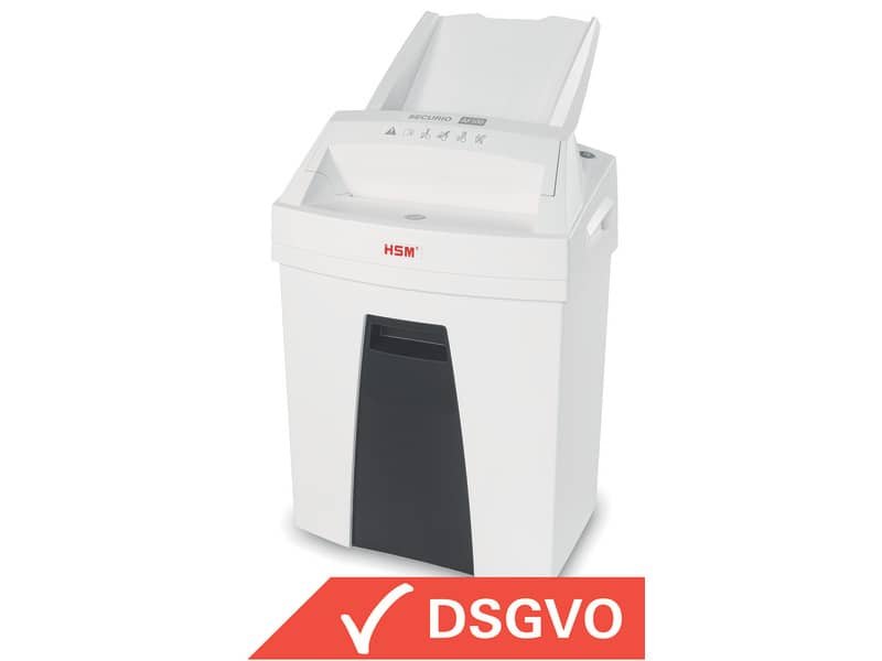 Distruggidocumenti uso frequente per alti volumi HSM SECURIO AF100 P-4 25 L taglio frammenti 4×25 mm bianco 2063111