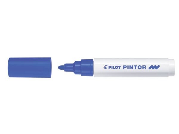 Marcatore multisuperficie Pilot Pintor a base d'acqua punta in fibra 4,5 mm blu - 002384