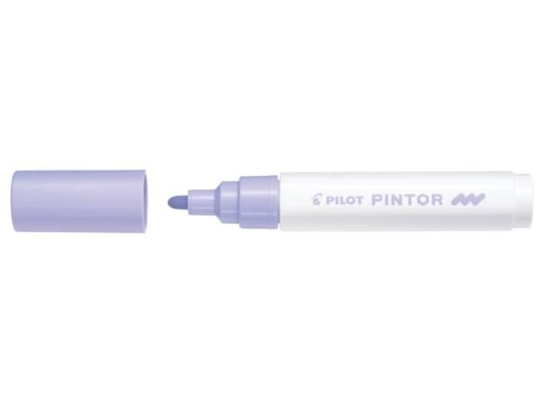 Marcatore multisuperficie Pilot Pintor a base d'acqua punta in fibra 4,5 mm viola pastello - 002373