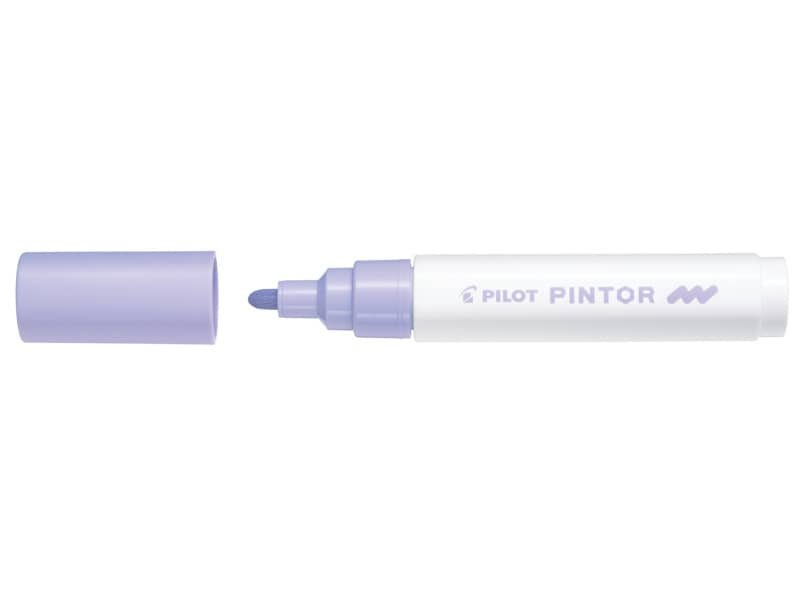 Marcatore multisuperficie Pilot Pintor a base d’acqua punta in fibra 4,5 mm viola pastello – 002373