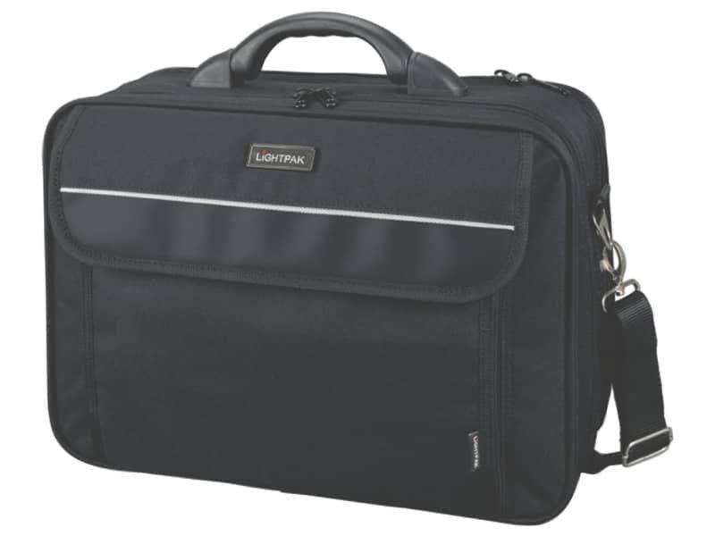 Borsa portacomputer Lightpak ARCO in poliestere 40,5x33x16 cm fino a 15” nero 46010